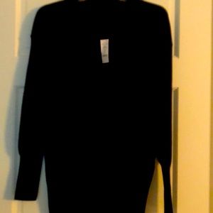 NWT black V neck sweater WHITE house Black market